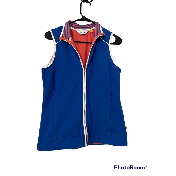 Woman's Orvis Trout Bum Dri Release Vest Small Blue Orange FLAW - Picture 1 of 10
